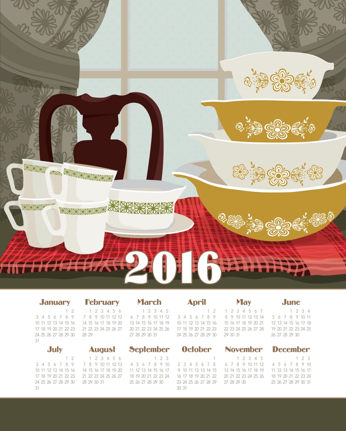 calendar towel richard creative shreveport