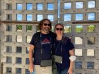 A garden was off limits but the gates were pretty