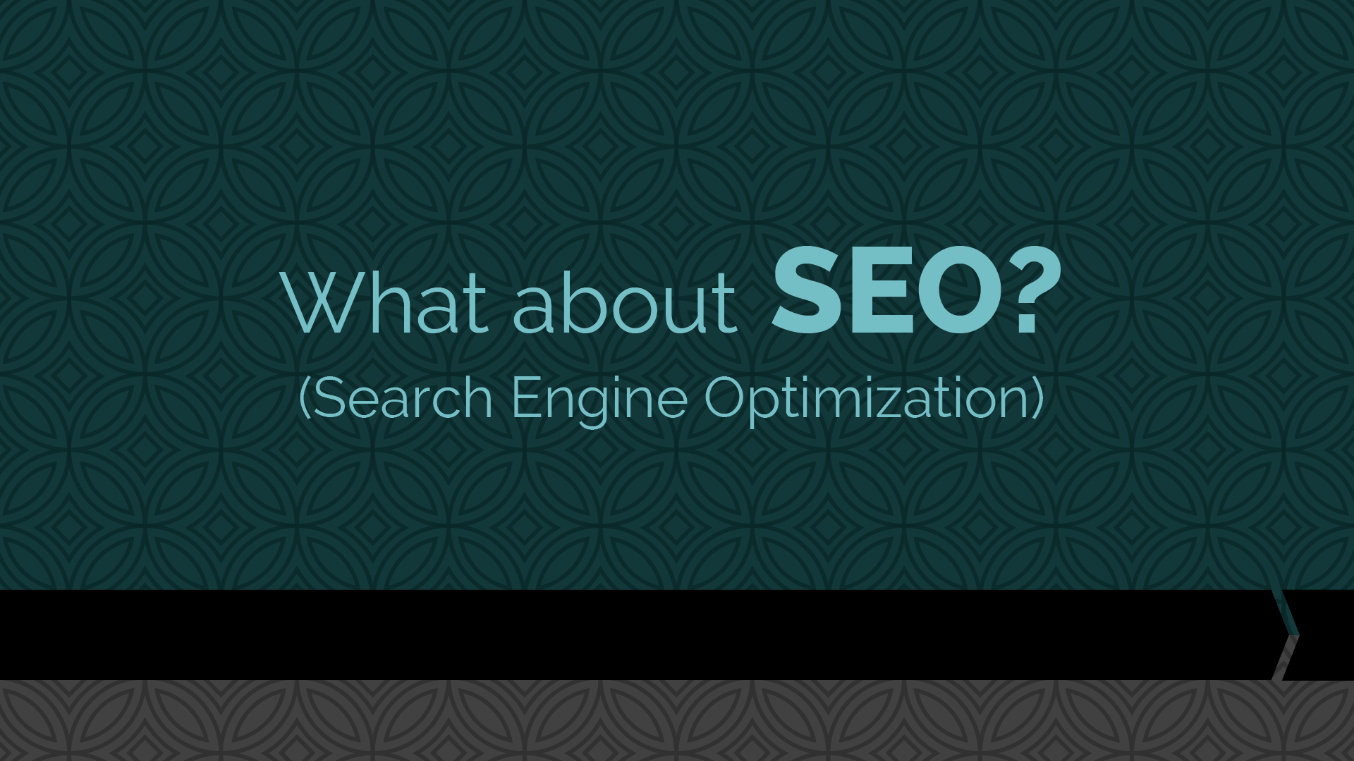 Featured image for “What about SEO?”